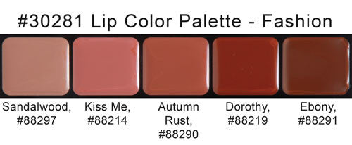 fashion lip palette
