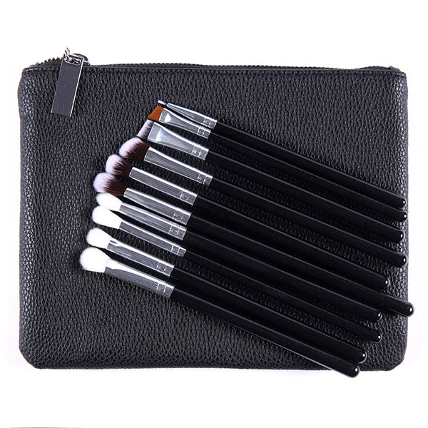 Vegan 10pcs Essetial Eyes Brush Set