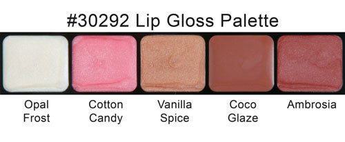satin gloss lip palette
