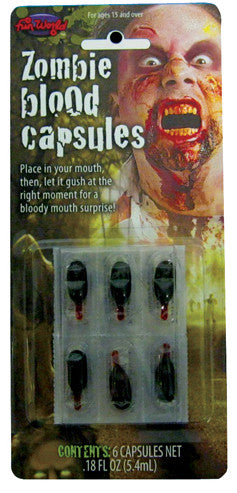 Zombie Mouth Blood Capsules