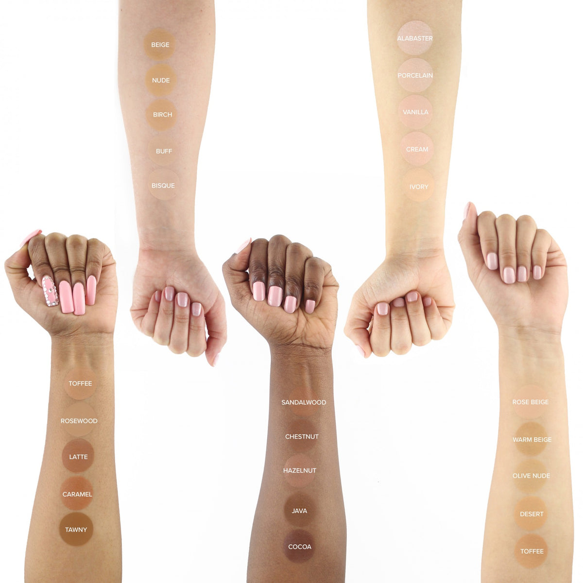 Temptu Perfect Canvas Hydra Lock Airbrush Foundation 6-Pack (Pre-order)